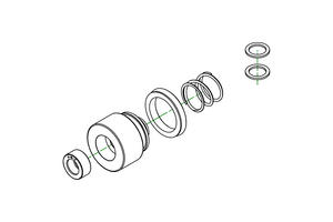 Attuatore frizione Ø 30.5 mm MV Agusta - Kit revisione CNC Racing