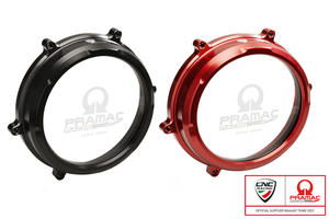 Carter trasparente per frizioni a olio Ducati Panigale 959, 1199 e 1299 - Edizione Pramac Racing Limited Edition CNC Racing