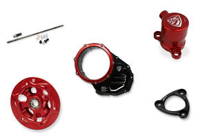 Carter frizione trasparente Ducati - Kit montaggio completo CNC Racing
