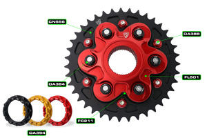 Rear Transmission Kit Ducati Streetfighter V2 - Sprocket P520 Z45 Ergal CNC Racing