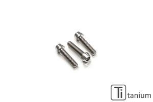 Kit viti cover pignone M6x20 (3 pz) - Titanio CNC Racing