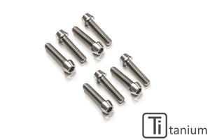 CNC RACING BOTTOM YOKE DUCATI 848/1098/1198 SCREW KIT - TITANIUM CNC Racing