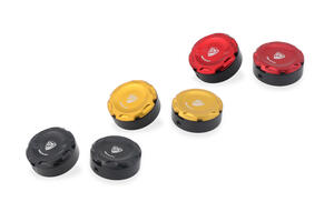 Central bolt caps kit for OEM rearsets Ducati CNC Racing