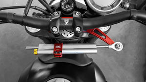 SUPPORTO AMMORTIZZATORE DI STERZO Ducati Scrambler CNC Racing