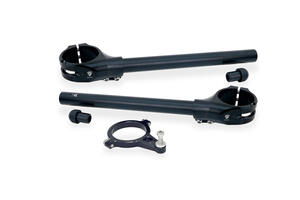 Clip-on kit Ø 53 mm - offset 26 mm with steering damper bracket for Ducati Panigale CNC Racing