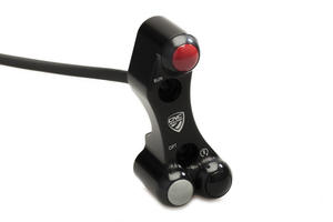 Right handlebar switch - OEM and RCS Brembo brake master cylinder CNC Racing