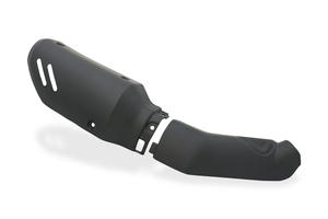 Paracalore completo scarico Ducati DesertX - carbonio CNC Racing