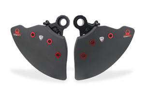 GP DUCTS EVO - Sistema Raffreddamento Impianto Frenante - Carbonio Opaco - Pramac Racing CNC Racing