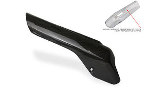 Exhaust silencer Akrapovic Full System heat guard Ducati Multistrada V4 - Carbon CNC Racing
