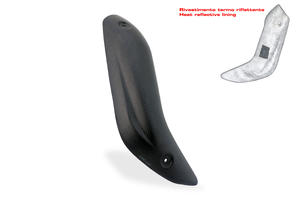 Lower pipes heat guard Akrapovic Full System Ducati Multistrada V4 - Carbon CNC Racing