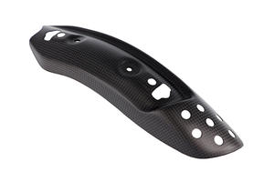 Supporto paracalore collettore Ducati - carbonio opaco CNC Racing