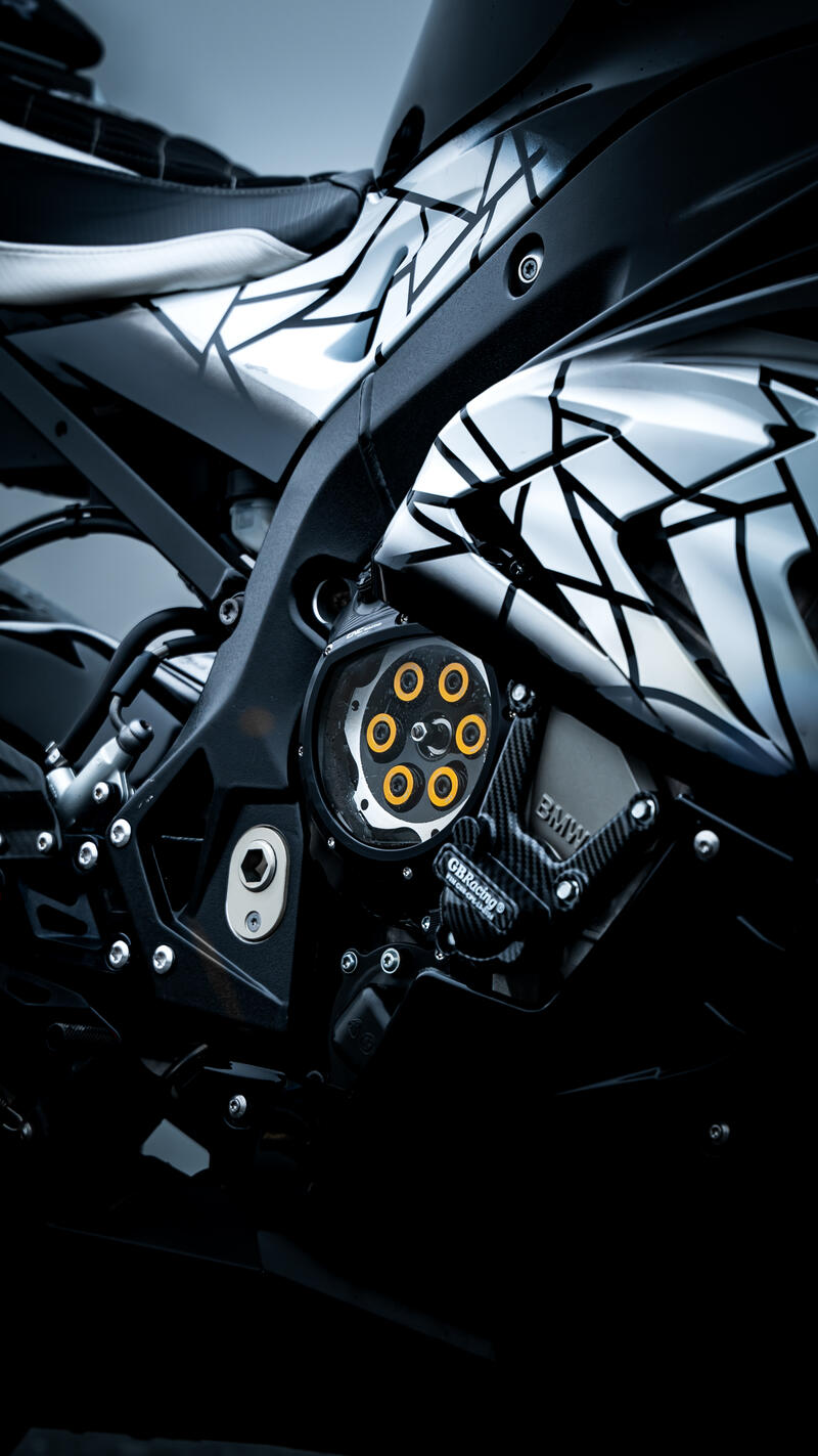 Clear clutch cover for BMW