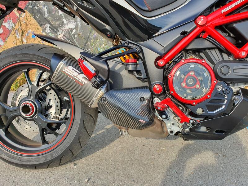 Carter trasparente per frizioni a olio Ducati