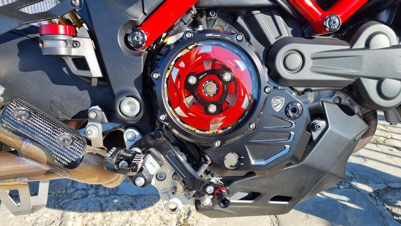 Carter trasparente per frizioni a olio Ducati