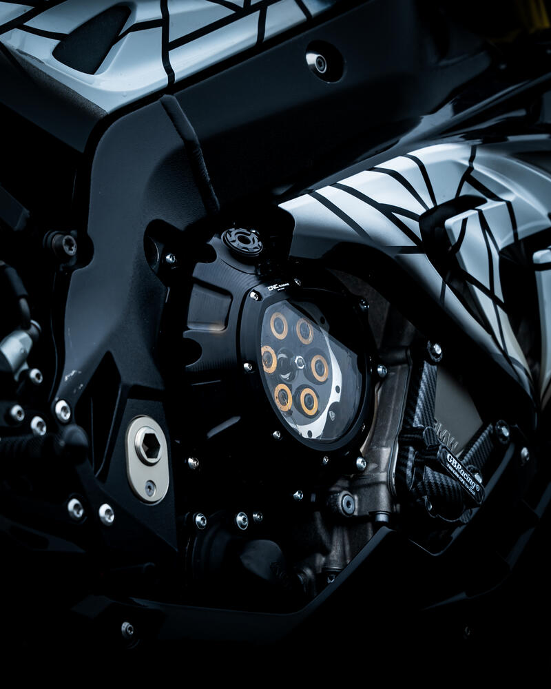 Clear clutch cover for BMW