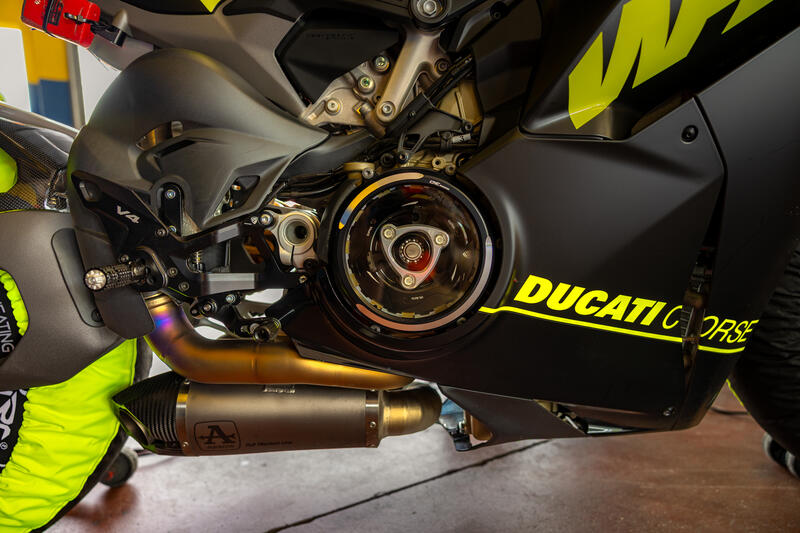Carter trasparente per frizioni ad olio Ducati Panigale V4 BICOLOR