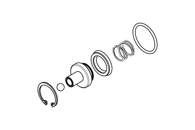 Attuatore frizione Ø 28.5 mm KTM olio minerale - Kit revisione