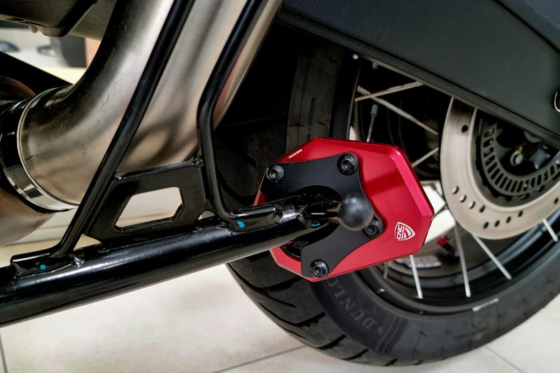 Base appoggio cavalletto Moto Guzzi