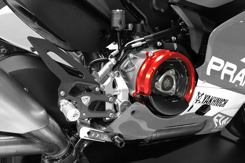 Clear oil bath clutch cover Ducati Panigale 959, 1199 and 1299