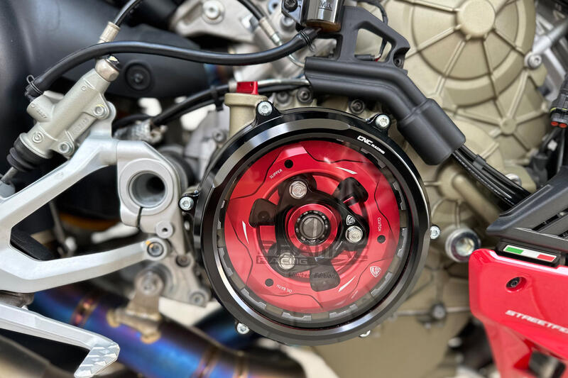 Carter trasparente per frizioni ad olio Ducati Streetfighter V4 - Pramac Racing Limited Edition