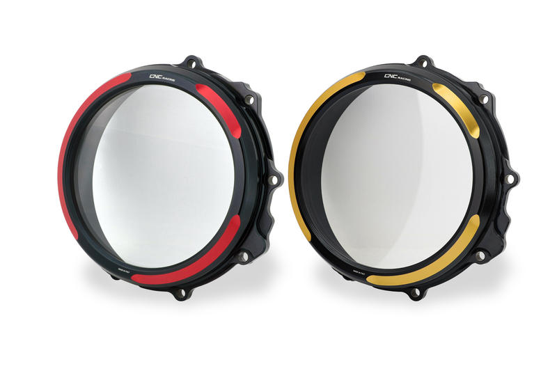 Clear clutch cover MV Agusta - hydraulic control - Bicolor