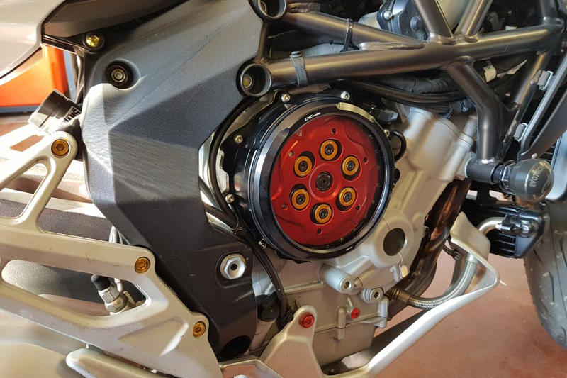 Piattello spingidisco frizione antisaltellamento MV Agusta con cuscinetto