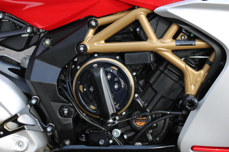 Piattello spingidisco frizione antisaltellamento MV Agusta con cuscinetto - Bicolor