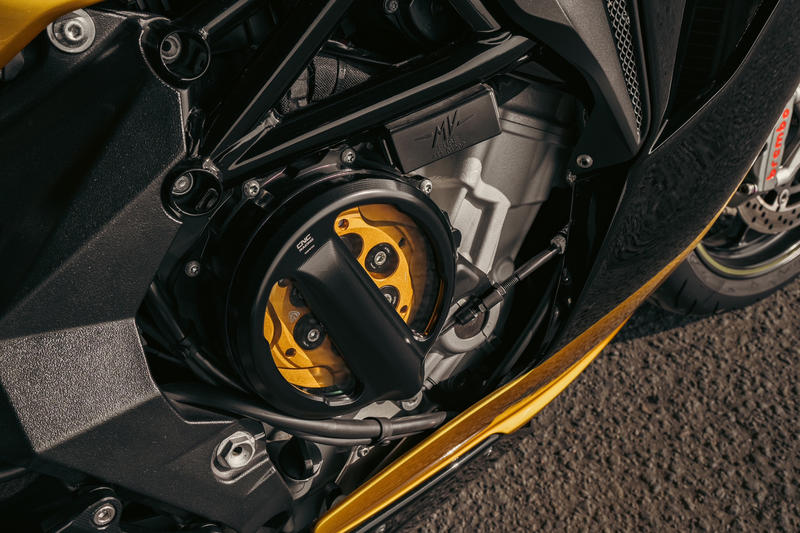 Clear clutch cover MV Agusta - cable control