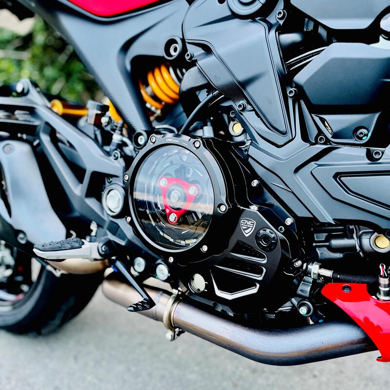 Clear cover oil bath clutch Ducati