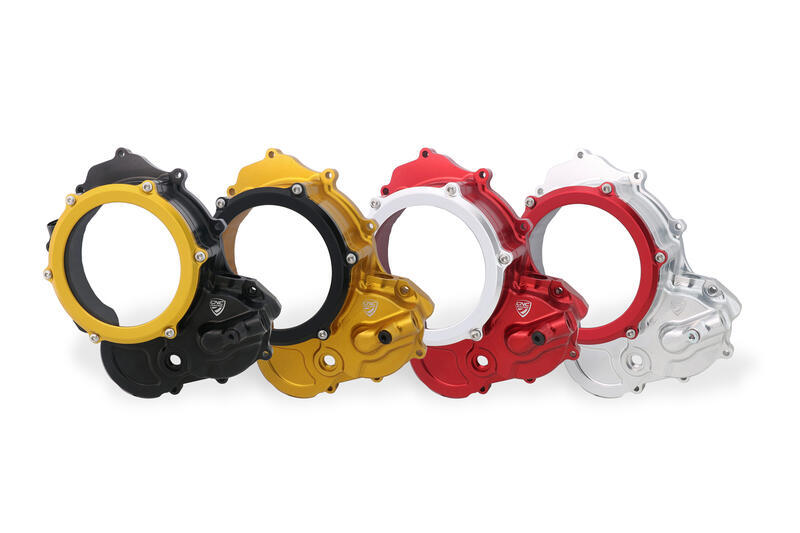 Carter trasparente per frizioni ad olio Ducati BICOLOR