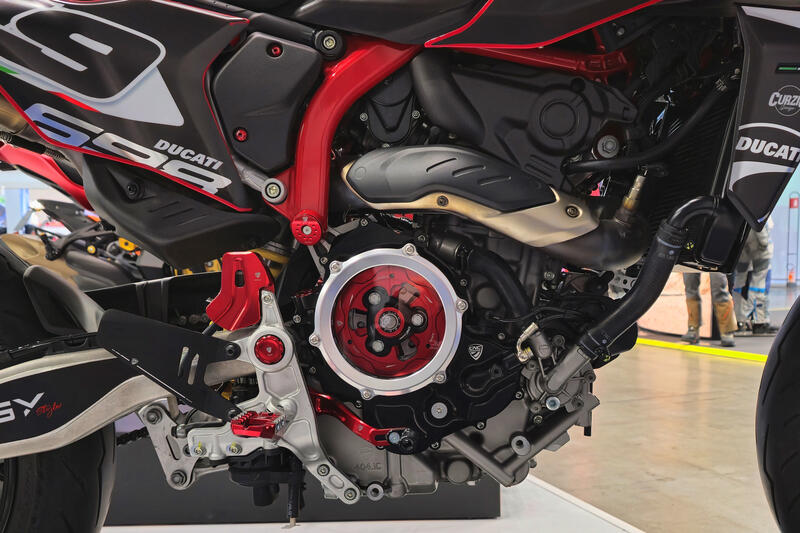 Carter trasparente per frizioni ad olio Ducati BICOLOR