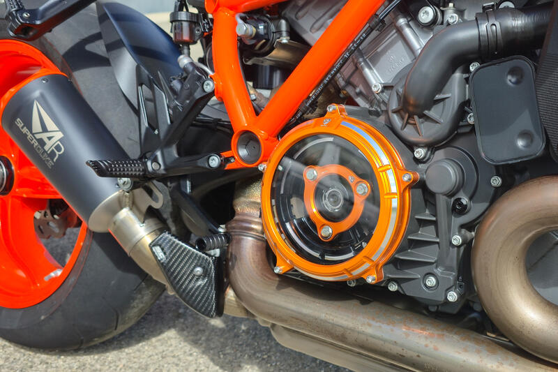 Clear clutch cover KTM