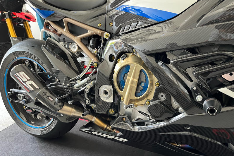 Clear clutch cover BMW - cable control