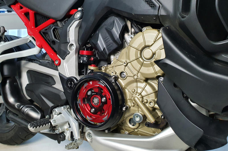 Clear clutch cover - Conversion kit Ducati Multistrada V4 - Diavel V4