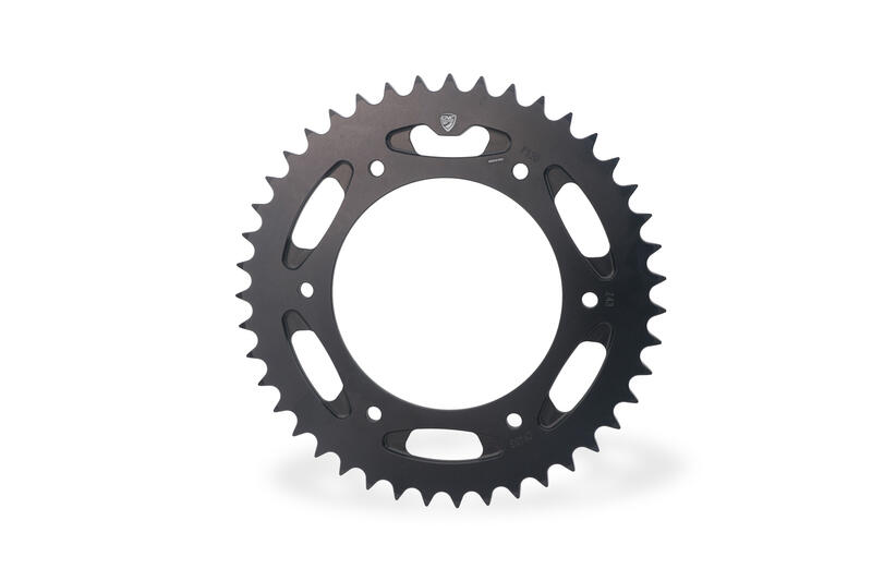 Corona Ducati Z43 P520 - Panigale V2 2025 Ergal dal pieno, anodizzazione dura, compatibile OEM e flange CNC Racing