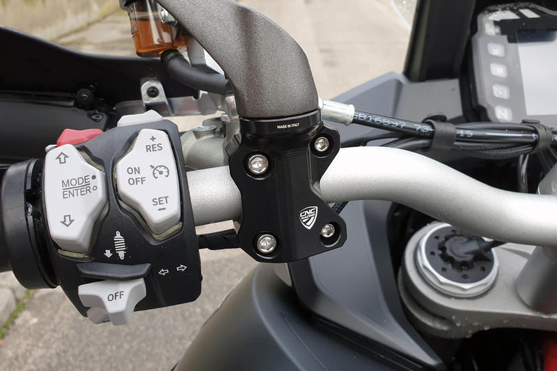 Clamp left side Ducati Multistrada