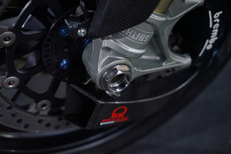 Front wheel nut Ducati Titanium