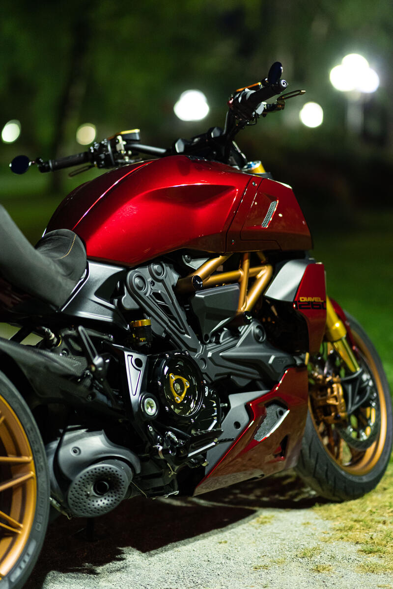 Carter trasparente per frizioni a olio Ducati