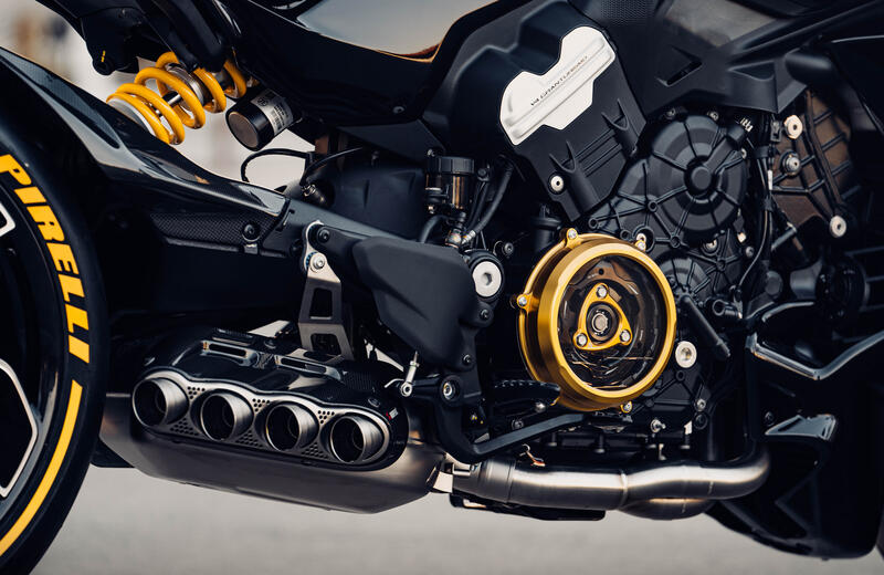 Clear oil bath clutch cover Ducati Multistrada V4 and Diavel V4