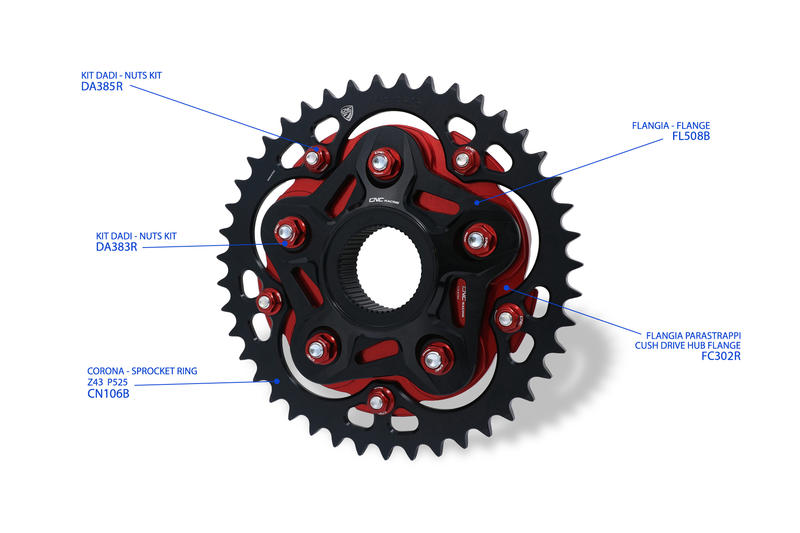Flangia parastrappi MV Agusta