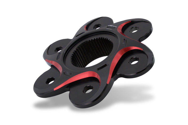 Flangia portacorona Ducati - Bicolor