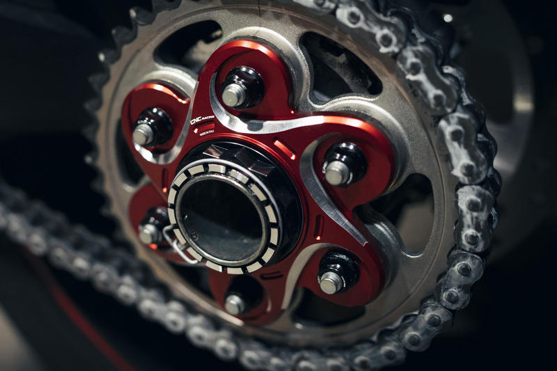 Flangia portacorona Ducati - Bicolor