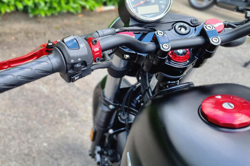 Steering stem top plate nut Moto Guzzi