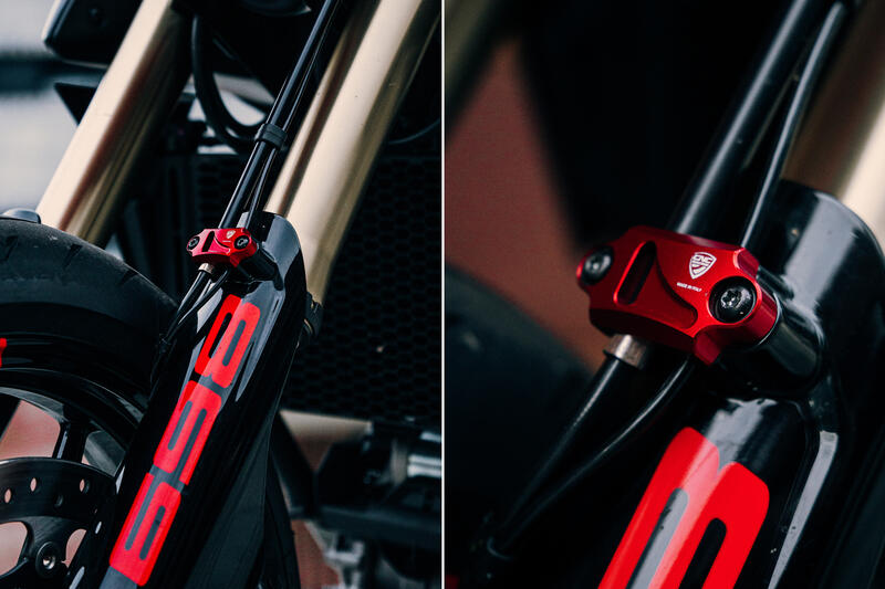 Brake lines cover Ducati Hypermotard 698 Mono