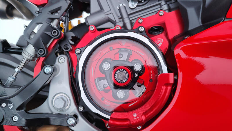 Clear clutch cover Ducati Multistrada V2 - Panigale V2 - Streetfighter V2  MY2025