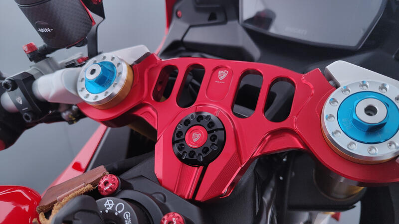 Ghiera di sterzo per Ducati Panigale V2 MY2025 e Streetfighter V2 MY2025