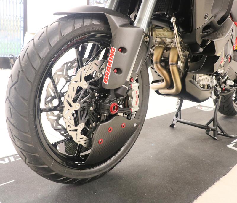GP Ducts EVO – Raffreddamento Freni in Carbonio Opaco – Ducati Multistrada V4 MY2025