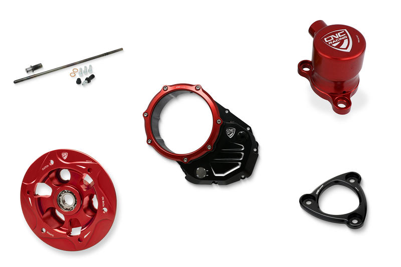 Carter frizione trasparente Ducati - Kit montaggio completo