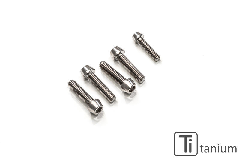 Top triple clamp screw kit - Titanium