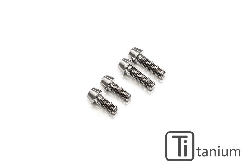 Clutch or brake controls clamp screw kit Ducati Multistrada (4 pcs) - Titanium